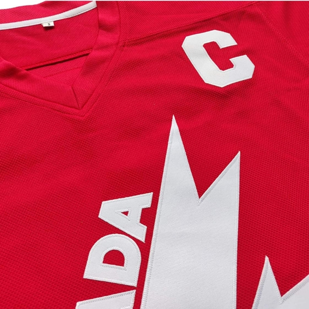 NEW Mens Wayne Gretzky Canadian Hockey Jersey Red - Picture 6 of 12